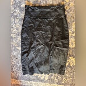 Vintage bebe Black Pencil Skirt